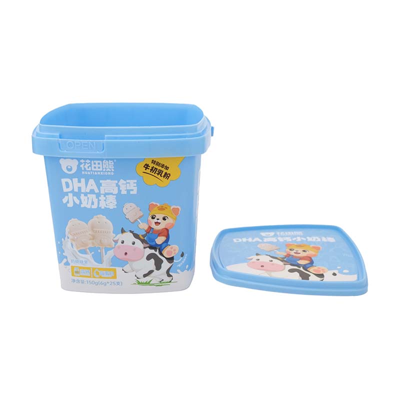 PP IML Plastic Airtight Square Bucket