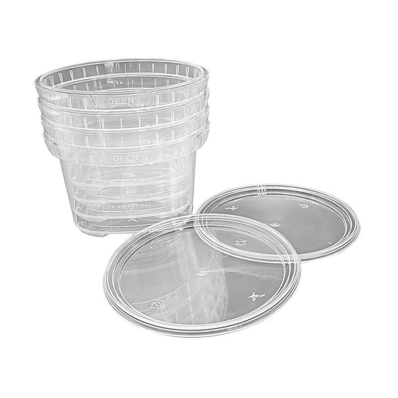 PP IML Plastic Square Yogurt Bucket