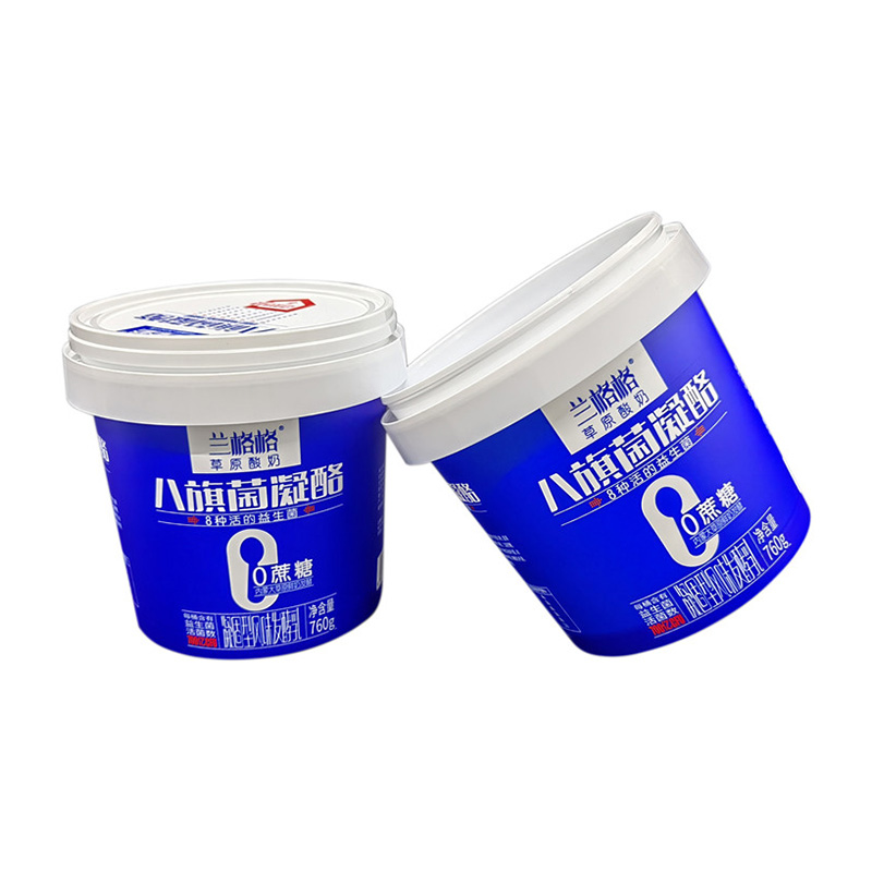 PP Logo IML Plastic Bucket Printed 