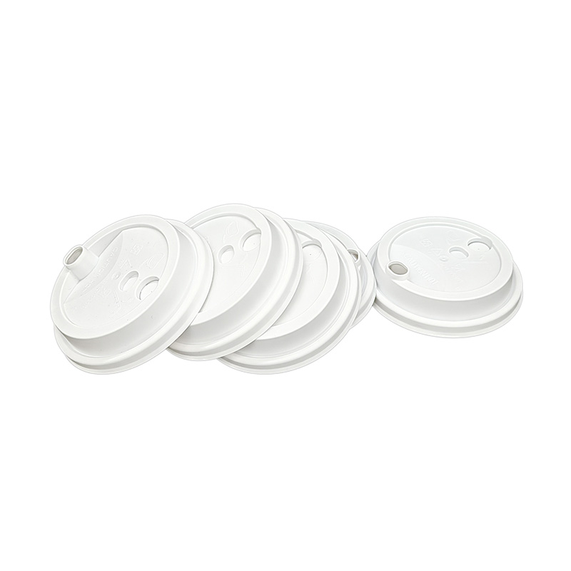 PP Plastic Flat Lid for Milk Tea Cup