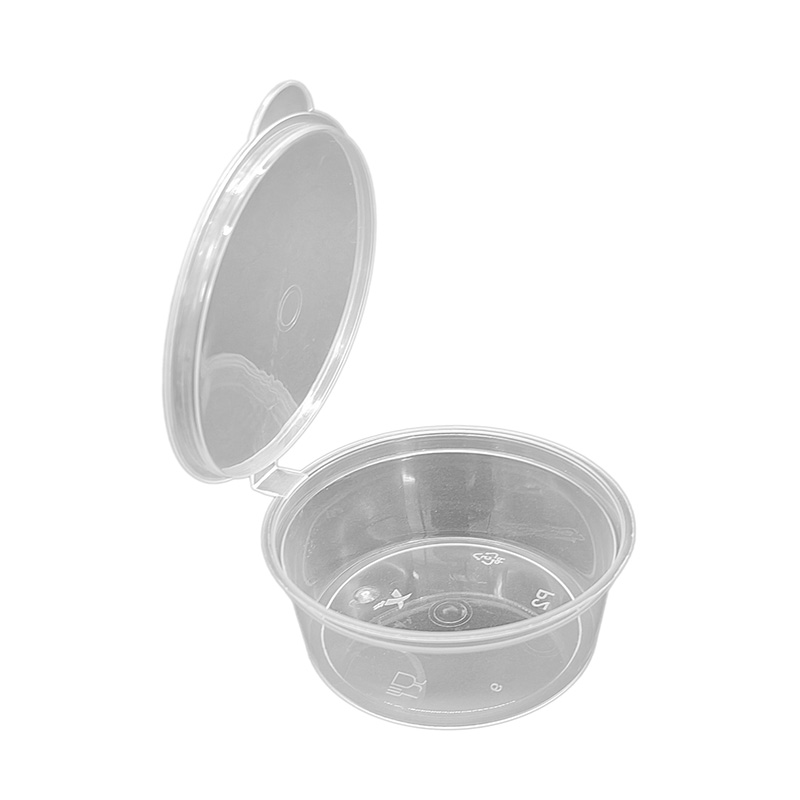 PP Plastic Hinged Sauce Container