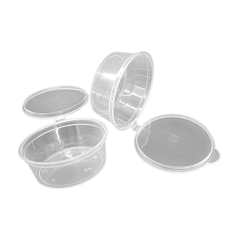 PP Plastic Hinged Sauce Container