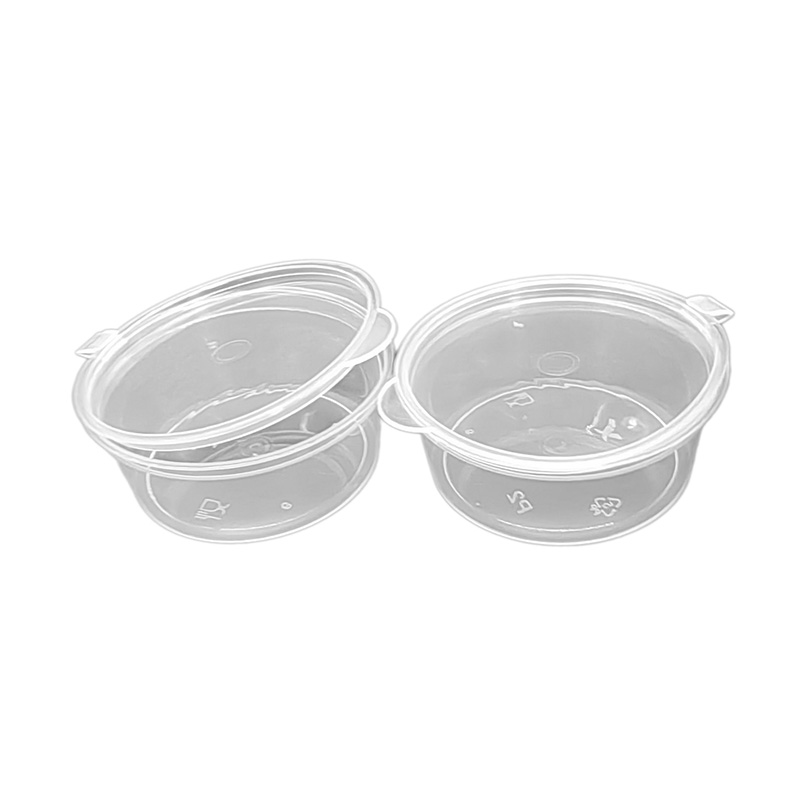 PP Plastic Hinged Sauce Container