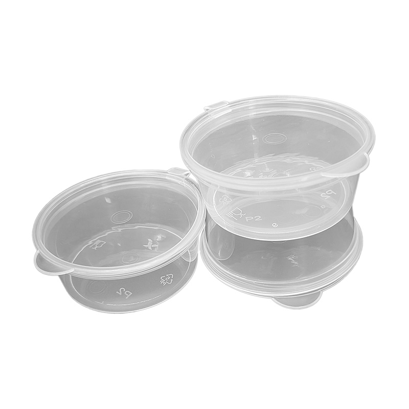 PP Plastic Hinged Sauce Container