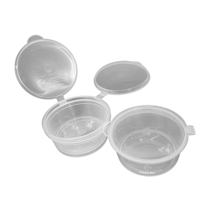 PP Plastic Hinged Sauce Container