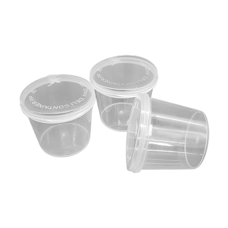 PP Plastic Hinged Sauce Cup